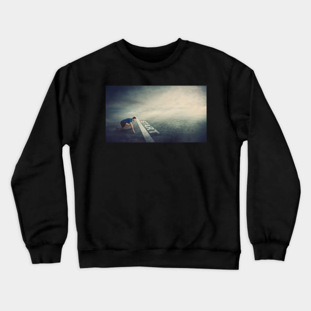 sprinter Crewneck Sweatshirt by 1STunningArt